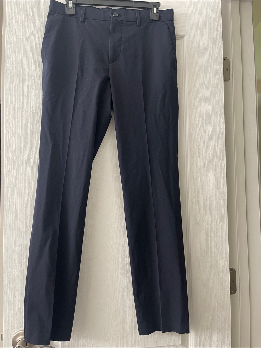 Men's Navy Dress Pants slim fit/ Coupe etroite size 29 H&M